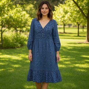 Old Navy women's Bohemian maxi dress floral paisley size medium $50.00 price NWT